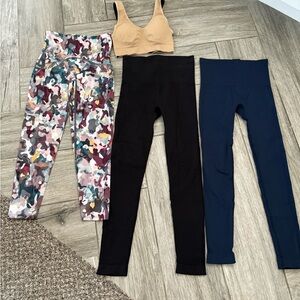 SPANX Bundle Leggings & Breast of Both Worlds Sports Bra Size Small Like New